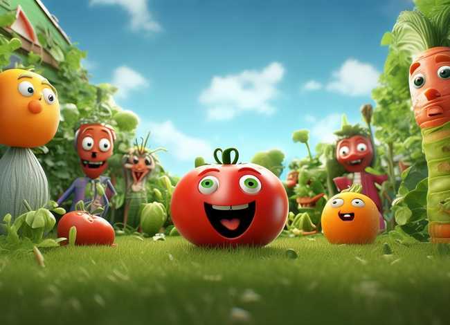 蔬菜水果故事绘本自创 蔬菜水果故事绘本自创图片