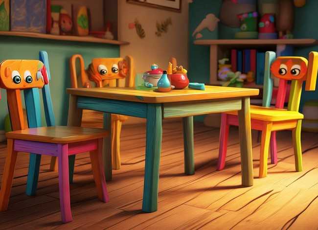 会动的桌子儿童故事 桌子凳子会说话的动画片