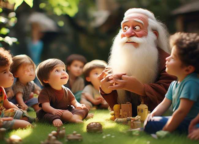 46岁儿童成语故事图片，4-6岁成语故事