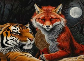 狐假虎威的视频故事视频、狐假虎威的故事视频表演节目