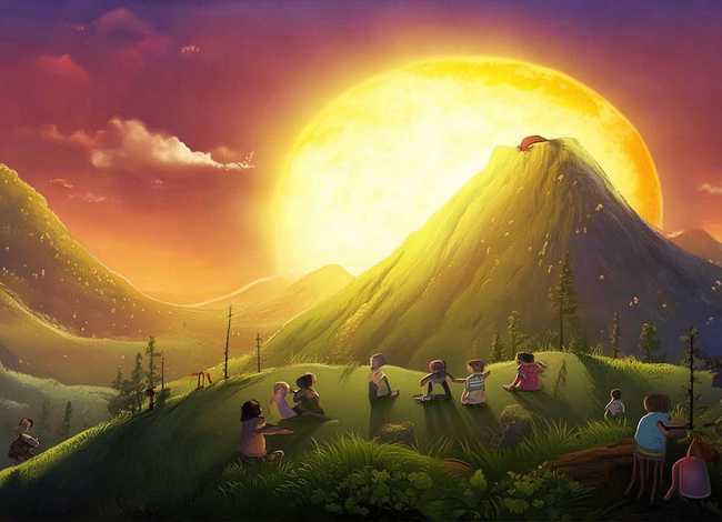 儿童故事太阳山完整版 睡前故事 太阳山