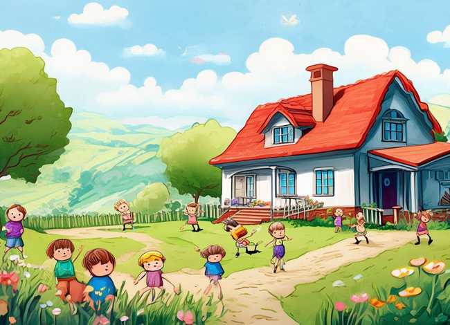 家乡的房子儿童故事；一年级家乡房子的故事教案