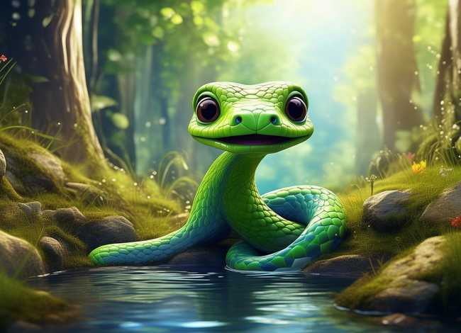 儿童故事小蛇喝水 小蛇喝水的绘本故事