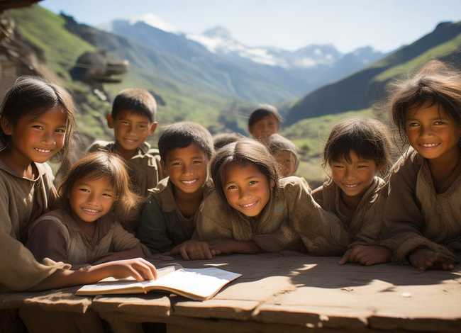 贫困山区小朋友的故事、贫困山区小朋友的故事简短