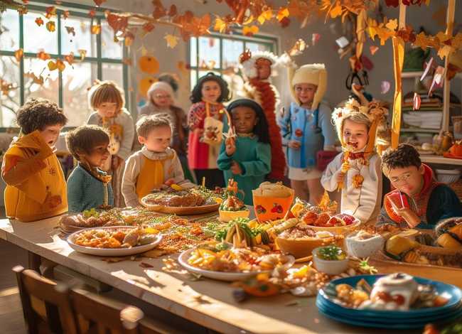 感恩节儿童话剧、感恩节童话剧幼儿园