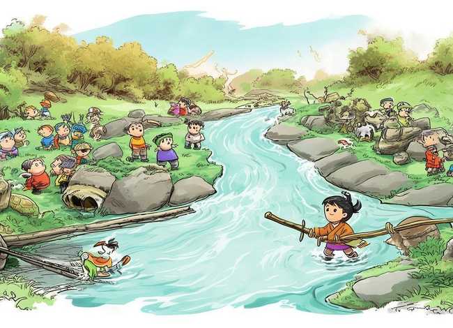 大禹治水的故事儿童版200字，大禹治水故事200字左右