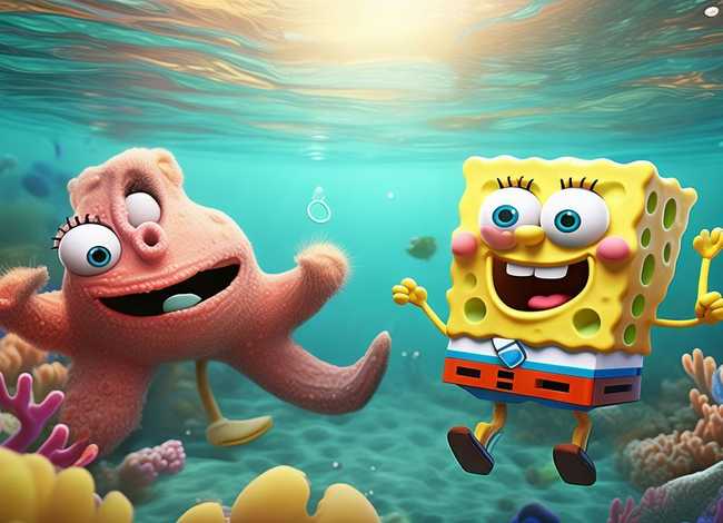 儿童故事英语版海绵宝宝 海绵宝宝故事英文版