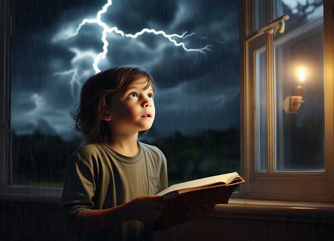 打雷小学生作文（打雷小学生作文300字）