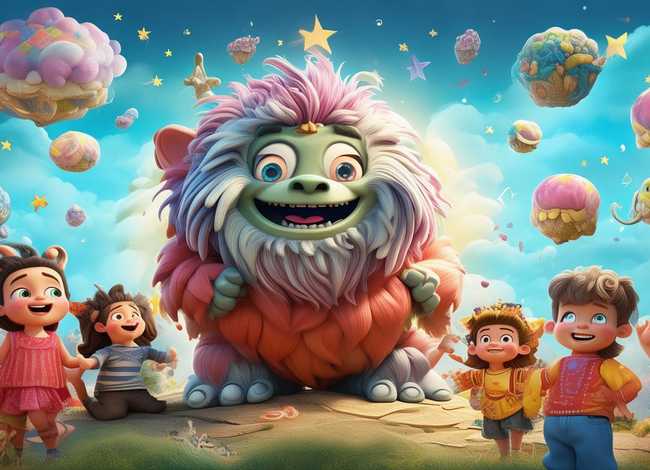 年兽的故事儿童版3-6岁动画片 - 年兽的故事视频动画版