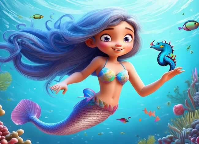 儿童故事美人鱼3-6岁 - 幼儿美人鱼的故事