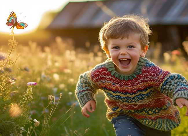 快乐童年小男孩（小朋友快乐童年）