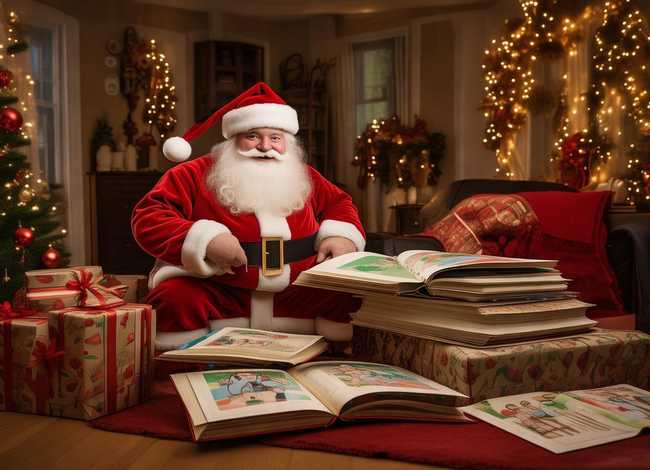 圣诞老人绘本故事，圣诞老人绘本故事内容初一上册图片
