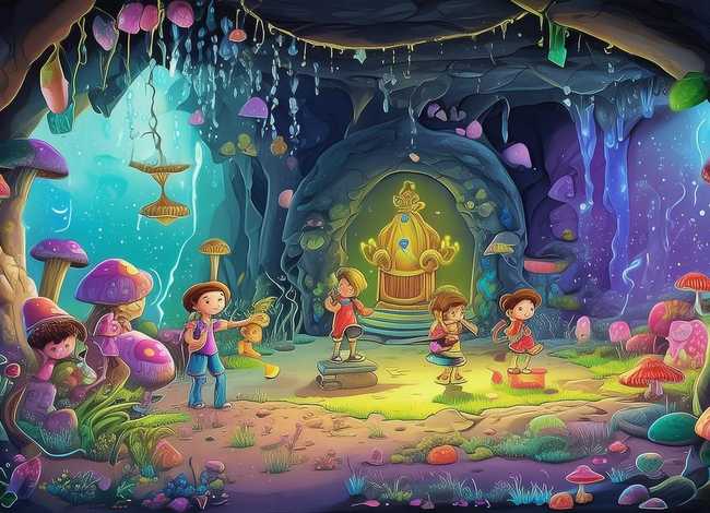 儿童故事地下王国、地下王国的故事