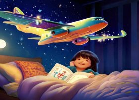 飞机故事儿童睡前故事（飞机故事幼儿睡前故事）