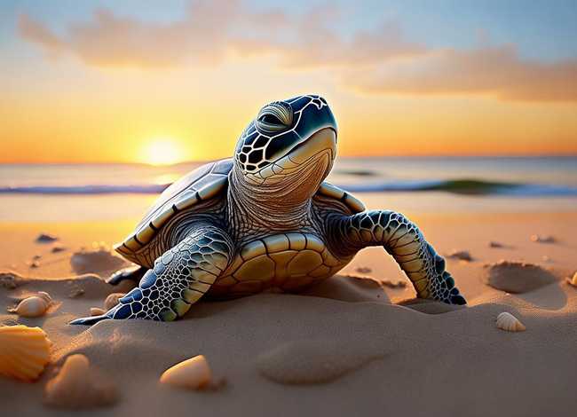 小海龟的故事 小海龟的故事简短