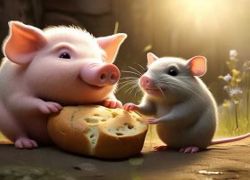 老鼠和小猪的故事，老鼠和小猪的故事图片