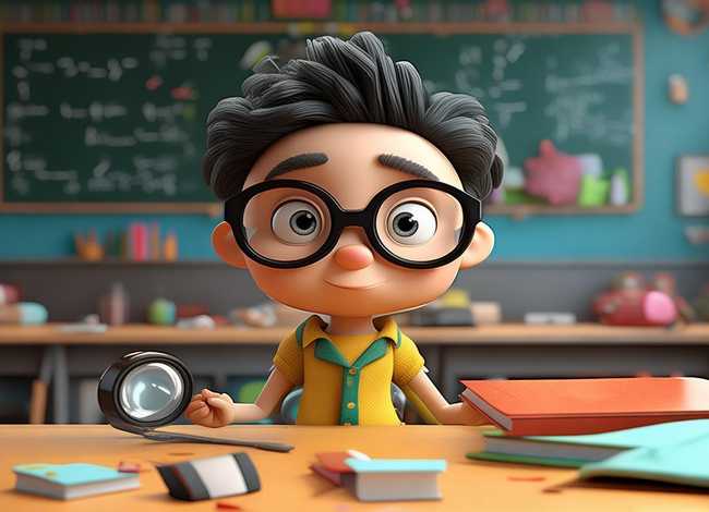 近视眼故事动画片 - 近视眼的故事动画片