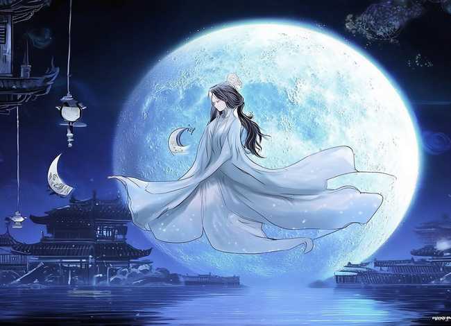 嫦娥奔月的神话故事绘本图片 嫦娥奔月的神话故事绘本图片大全