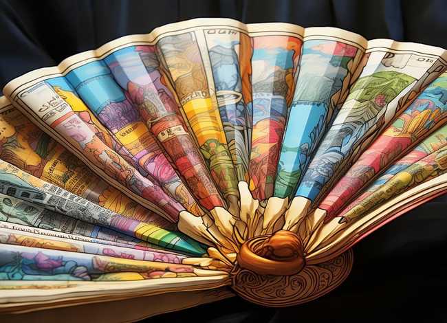 扇子故事小报（扇子故事小报怎么画）