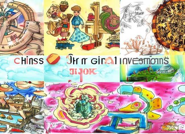 四大发明幼儿作品、四大发明幼儿作品图片