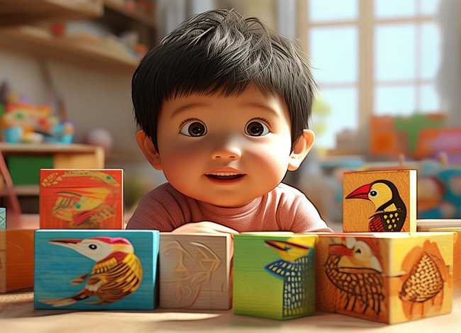 啄木鸟儿童科普，啄木鸟儿童创意画