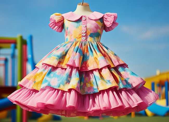 90年代儿童裙 90年代儿童连衣裙
