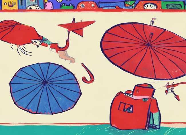 儿童纸伞的折法；儿童纸伞的折法教程