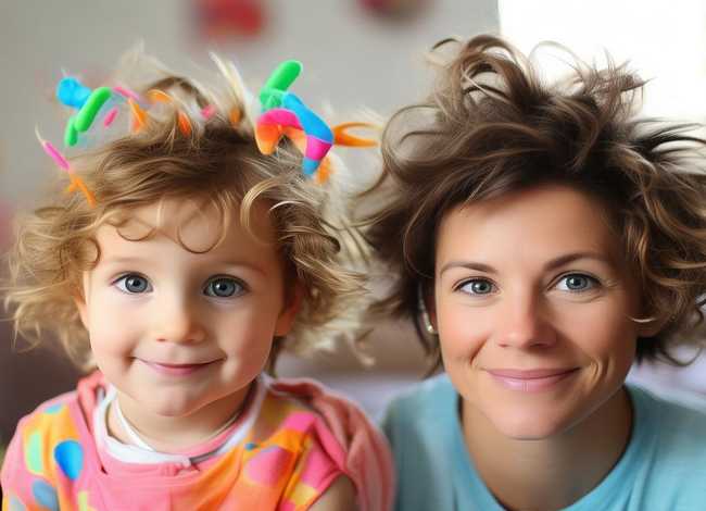 儿童亲子发型 儿童亲子发型图片