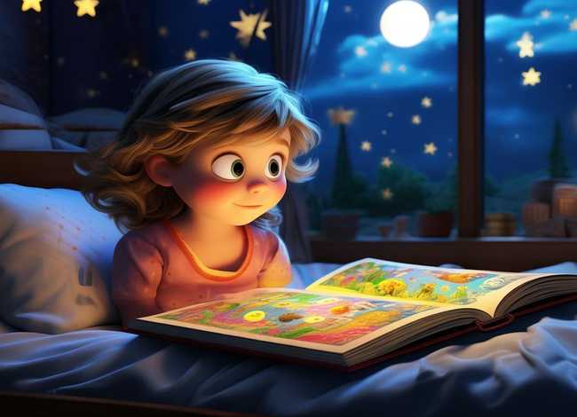 儿童睡前小故事绘画；儿童睡前小故事绘画本
