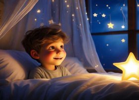 星星故事儿童哄睡，睡前故事星星的男孩