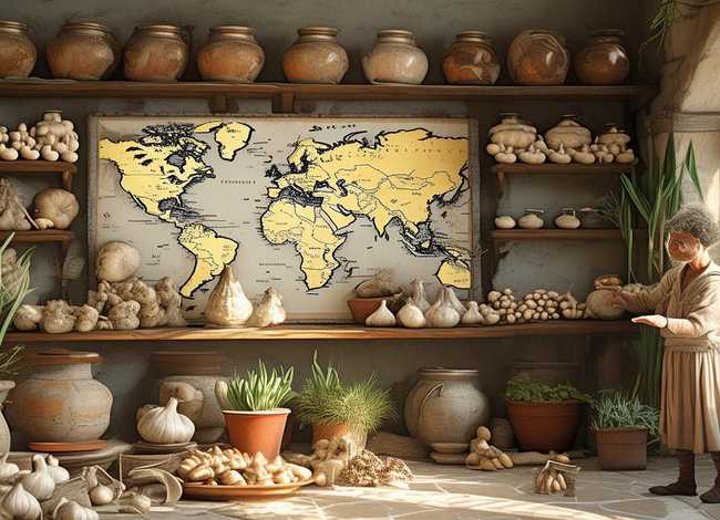 蒜头的历史，蒜的历史来源