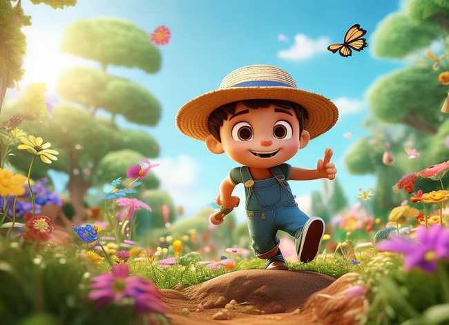 儿童故事花园小子（儿童动画片花园小子）