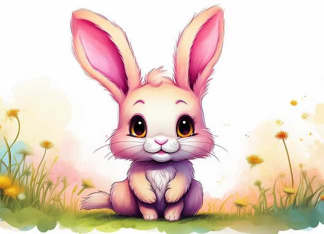 儿童绘画小兔子图片（儿童绘画小兔子的图片）