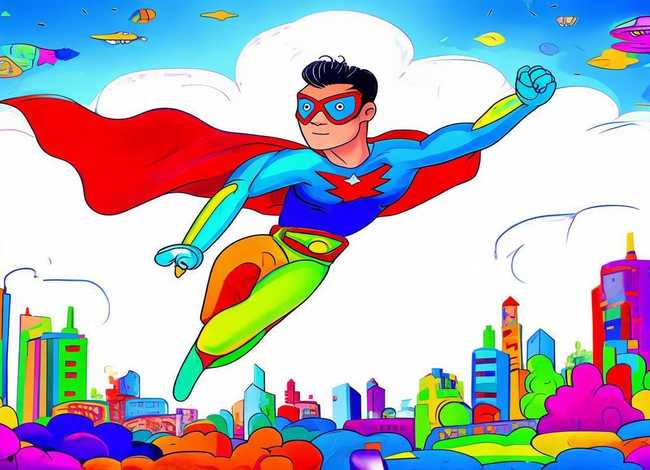 儿童画的电影里的英雄（儿童画的电影里的英雄图片）