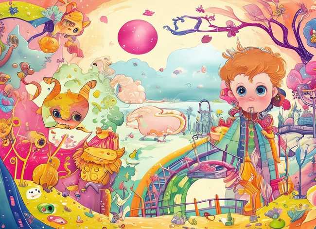 儿童故事彩色插图、儿童故事彩色插图版