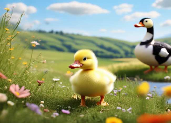 小鸭子的故事英语（小鸭子的故事英语版）