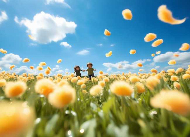 蒲公英儿童画 - 蒲公英儿童画范画