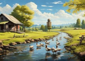 乡村主题绘画作品 乡村主题绘画作品名称