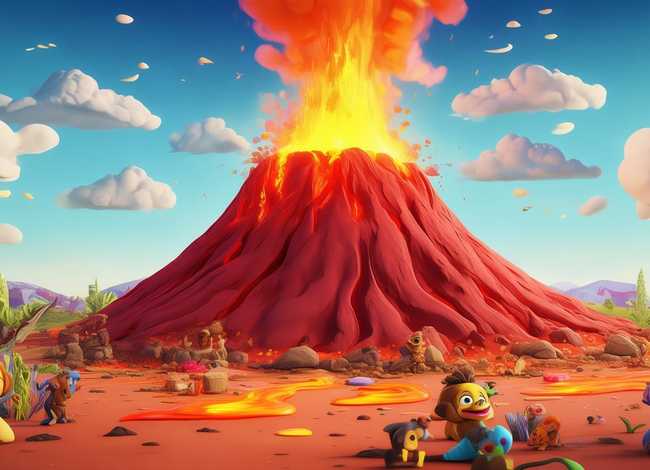 儿童故事火山喷发；幼儿故事火山喷发