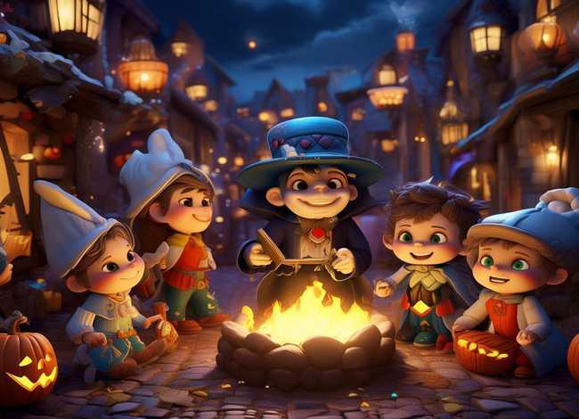 万圣节故事儿童、万圣节的幼儿故事