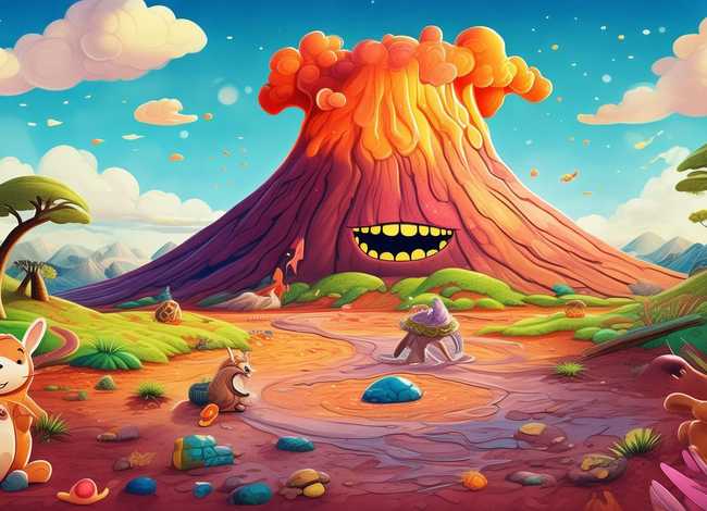 儿童火山绘本故事 - 有关火山的绘本故事