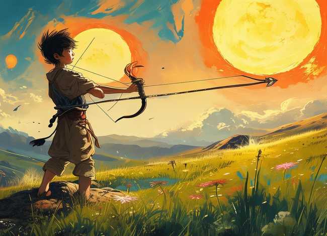 儿童后羿射日故事大全6-12岁；后羿射日的故事幼儿