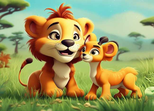 儿童故事小狮子的关爱之心 儿童小狮子的故事书3-6岁