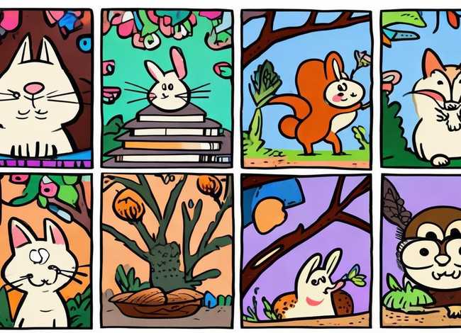 四格故事画大全（四格故事画大全怎么画）