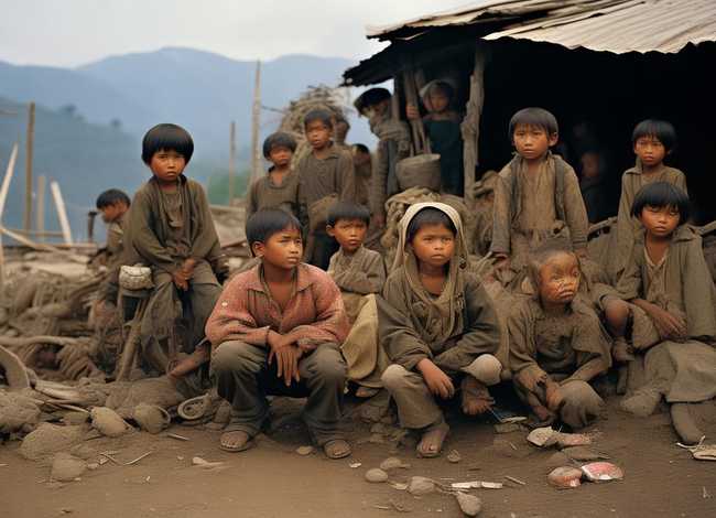 山区儿童贫困生活照片 - 山区儿童贫困生活照片大全