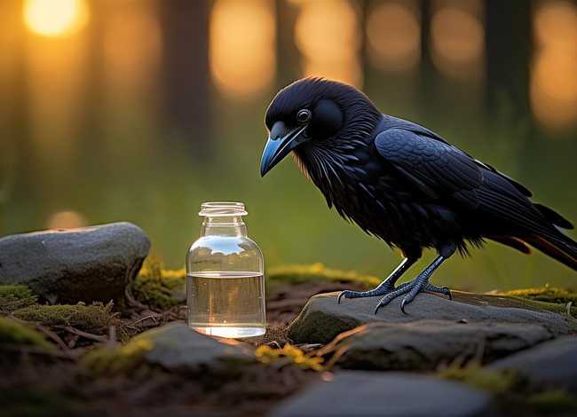 乌鸦喝水儿童故事3-6岁睡前听故事；少儿睡前故事乌鸦喝水