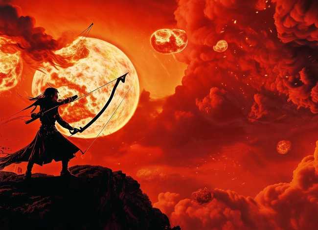 后羿射日故事表演、后羿射日故事表演背景音乐