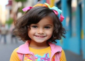 时尚发型女童版 幼儿时尚发型女孩