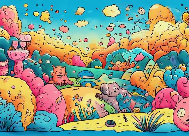 儿童故事简画图，儿童故事简约版图画