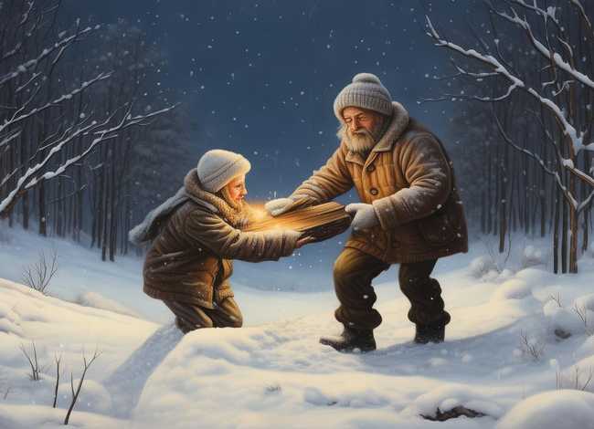 雪中送炭寓言故事，雪中送炭寓言故事视频